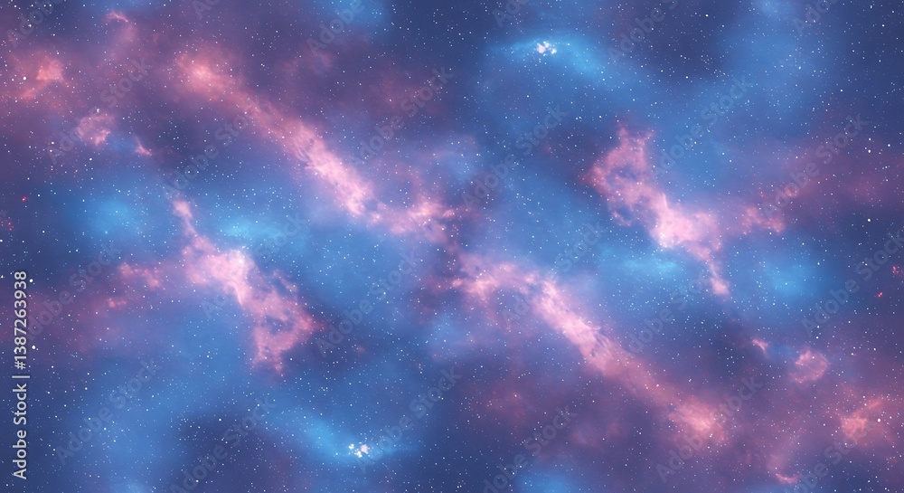 Fototapeta premium Cosmic Tapestry AI Generated