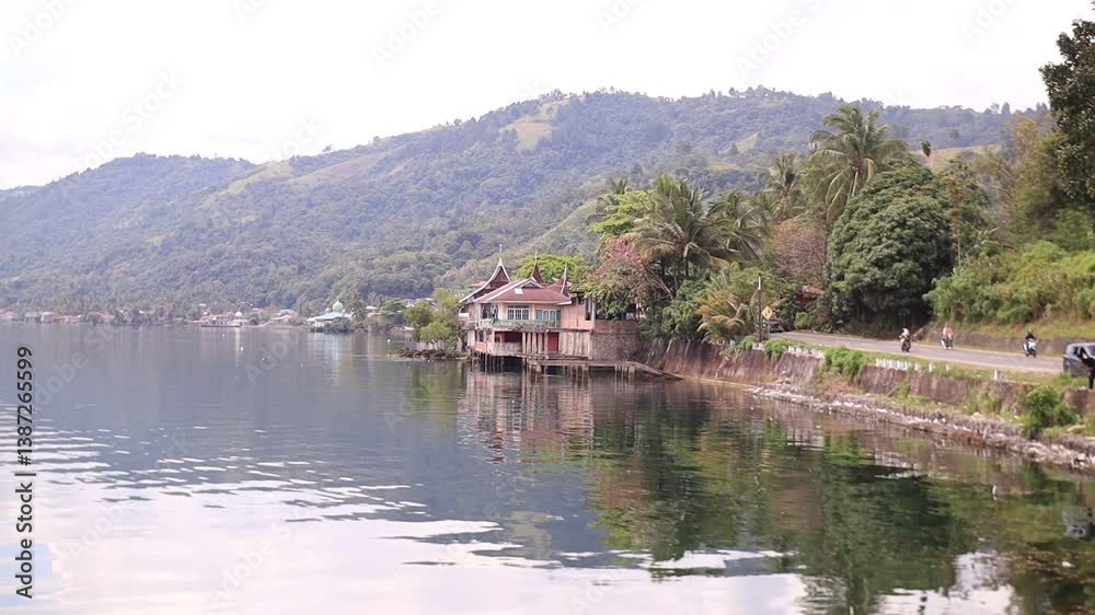 Singkarak Lake at West Sumatera Indonesia Singkarak Lake at West Sumatera Indonesia