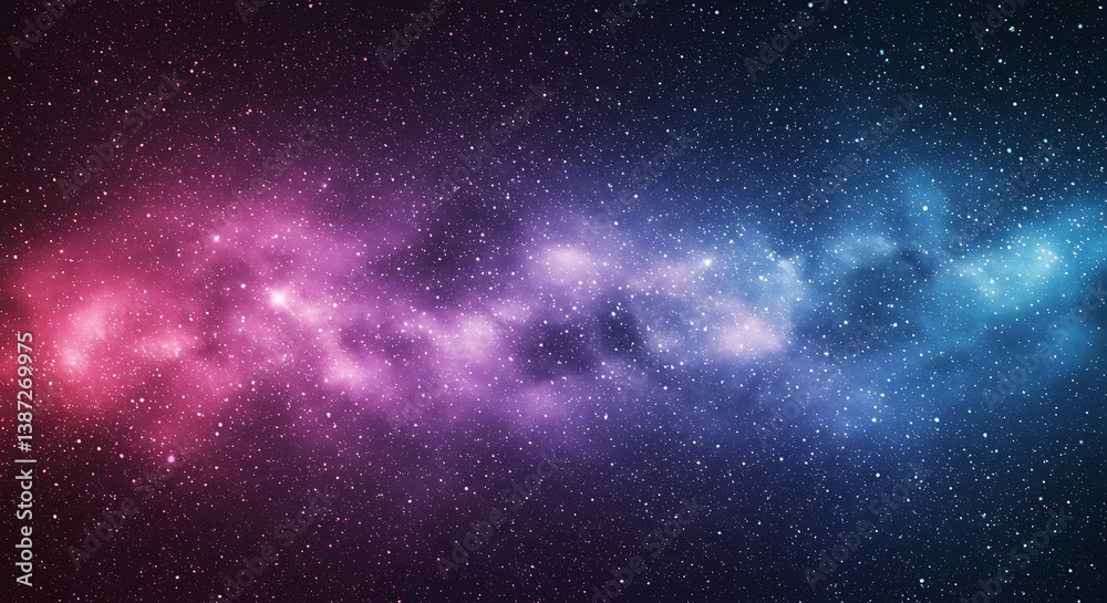 Obraz premium Cosmic Tapestry AI Generated