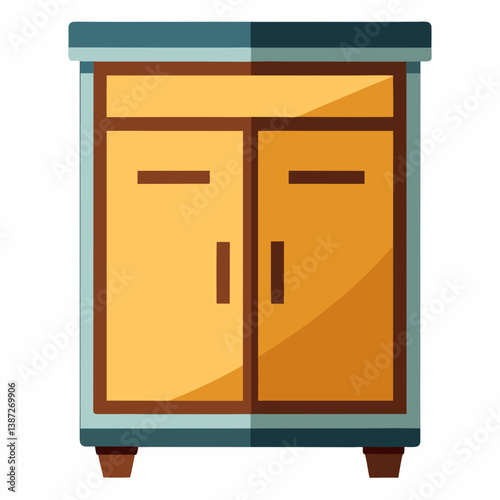 box, mailbox, furniture, mail, post, wooden, wood, letter, door, cabinet, postbox, drawer, vector, illustration, home, old, office, dresser, icon, chest, drawers, letterbox, design, business, send