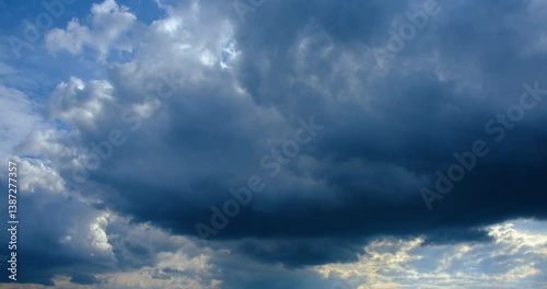 clouds  time lapse ,nature background