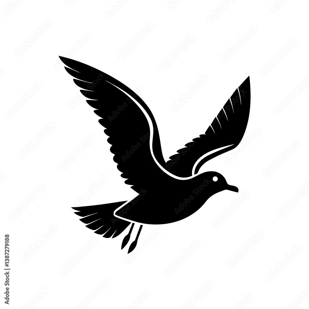 Fototapeta premium vector illustration of a dove