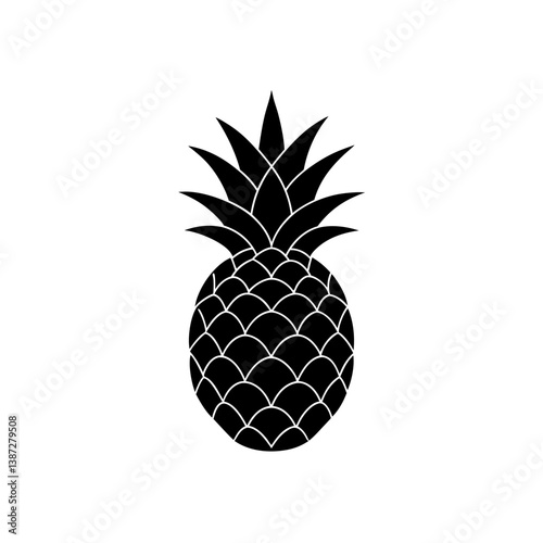 pineapple isolated on white background
