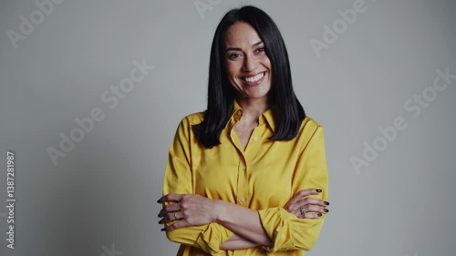 The Smiling Woman in Yellow