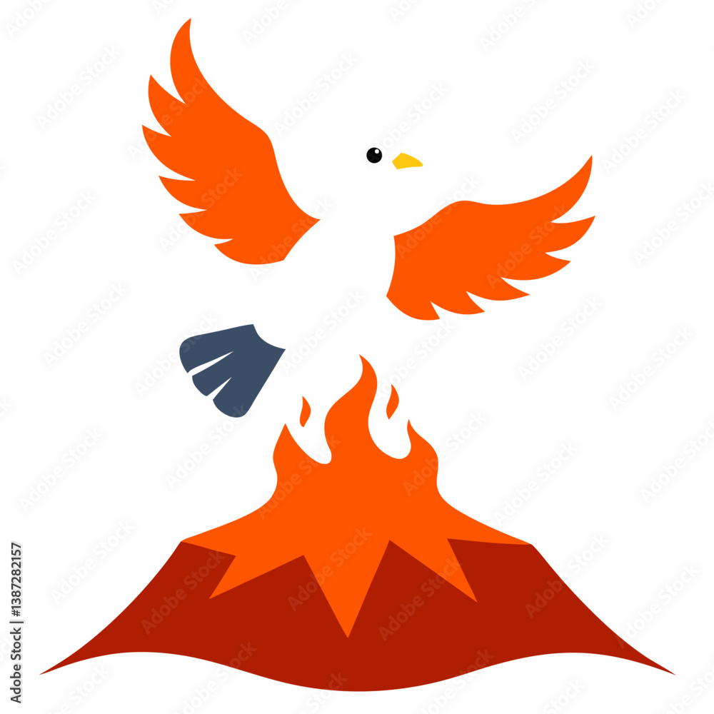 Fototapeta premium vector illustration of an eagle