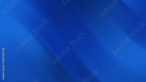 Abstract Blue Background With Smooth Diagonal Light Rays