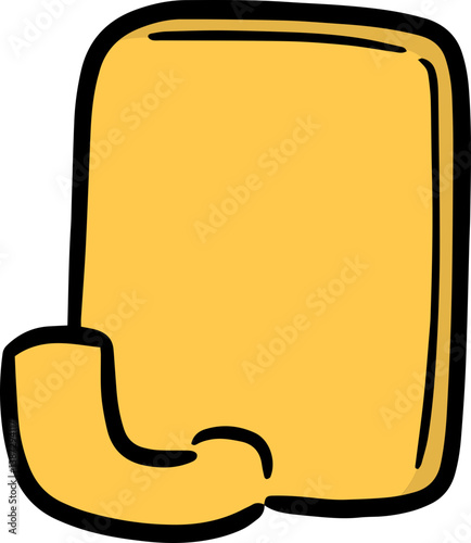 Illustration of wall hook
