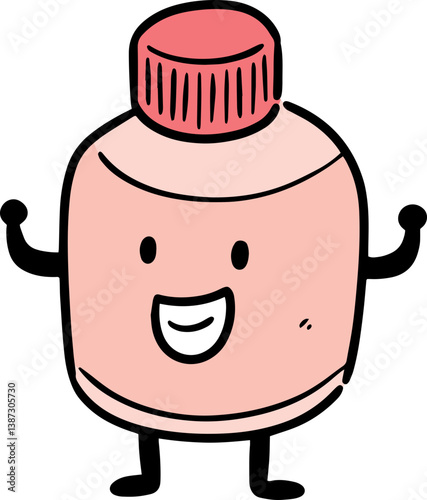 Illustration of plastic bottle
