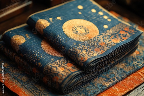Closeup of intricate designs on freedom ticket photo