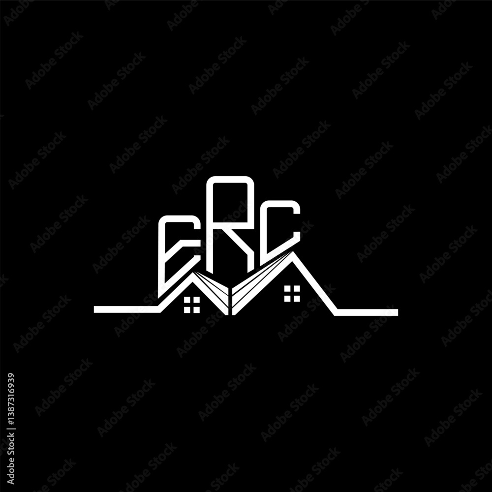 ERC Real State logo design, ERC simple and modern logo. ERC luxurious alphabet design ERC Real State logo design, ERC simple and modern logo. ERC luxurious alphabet design