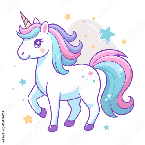 Cute unicorn. 