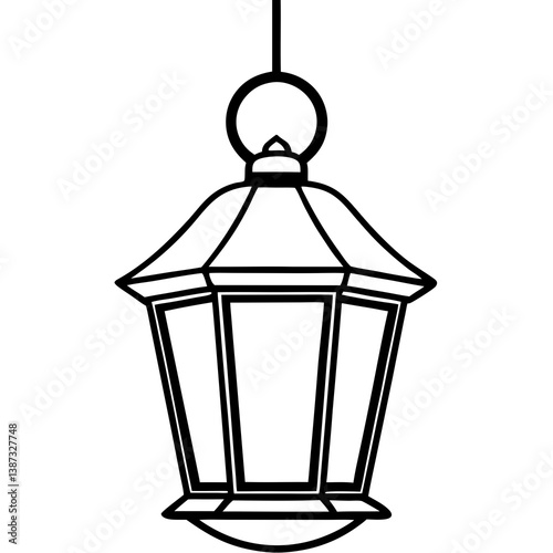 lantern in a cage