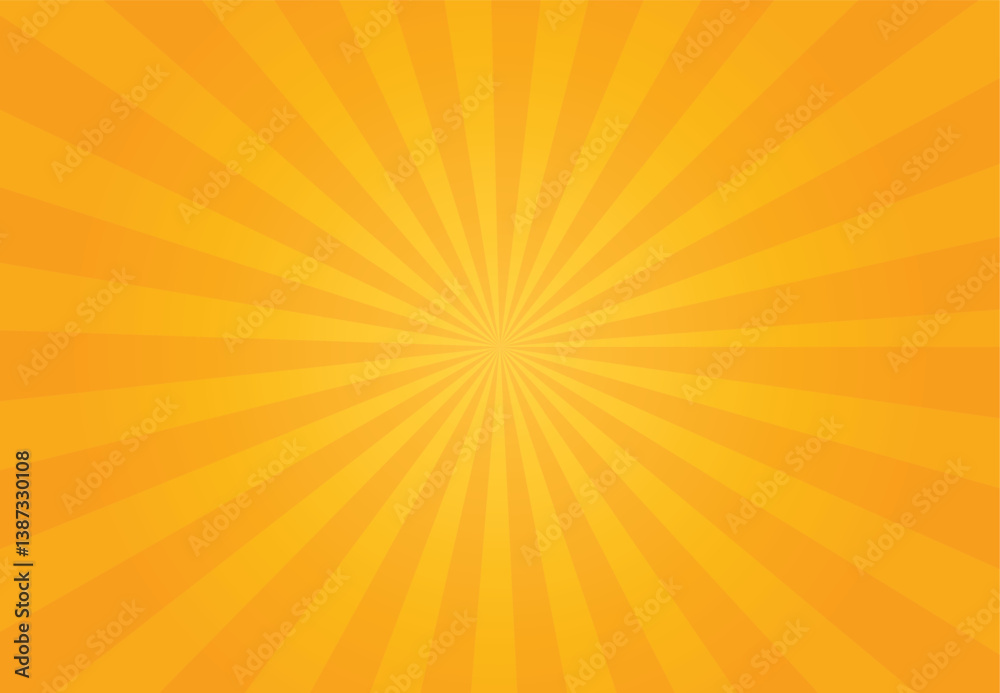 Simple orange sun burst or sunshine background illustration suitable for promo or sale Simple orange sun burst or sunshine background illustration suitable for promo or sale