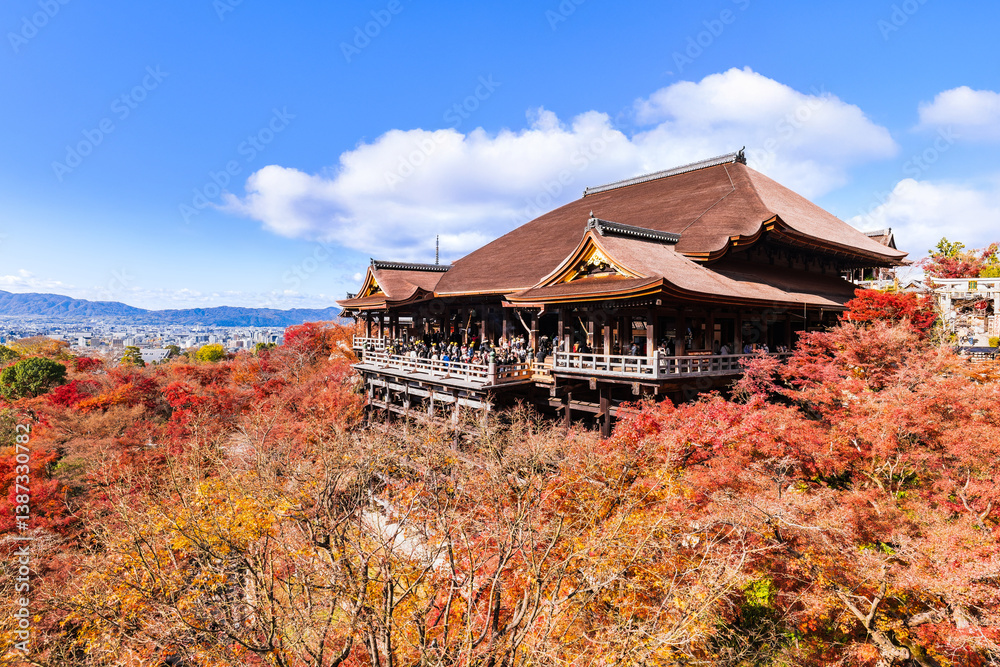 秋の京都 清水寺
