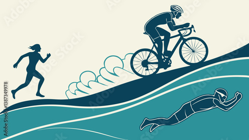 physical activity and sports vector