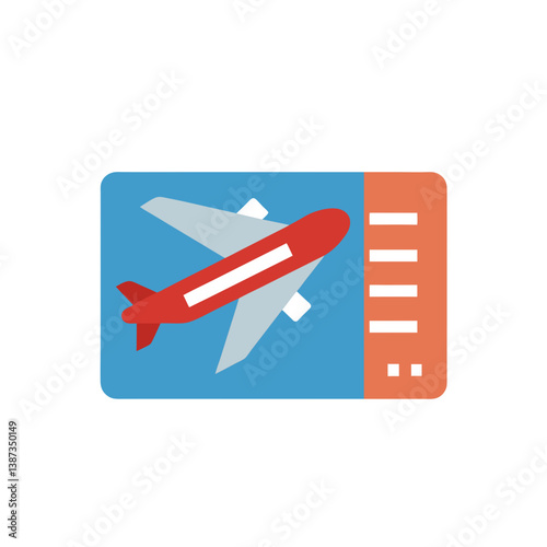 vector illustration of airplane icon