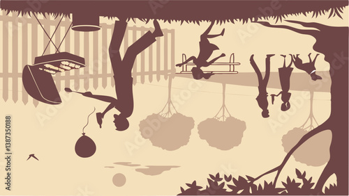 physical activity and sports vector
