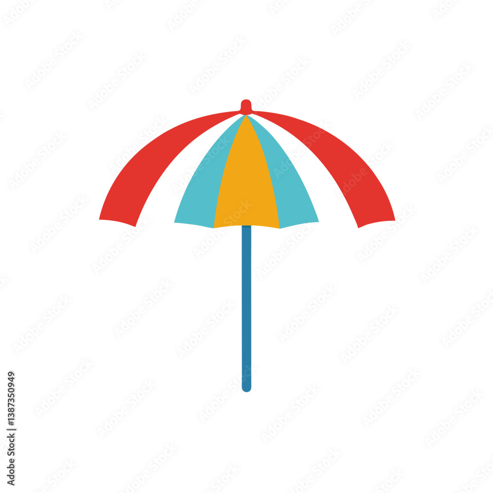 beach umbrella isolated on white background beach umbrella isolated on white background