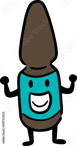Illustration of medicine ampoule
