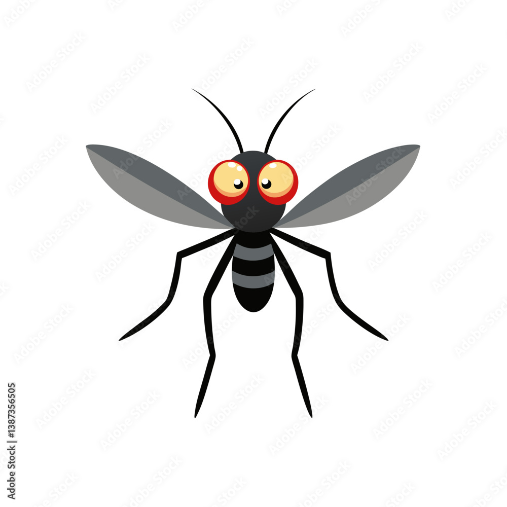 Fototapeta premium vector illustration of a spider on white