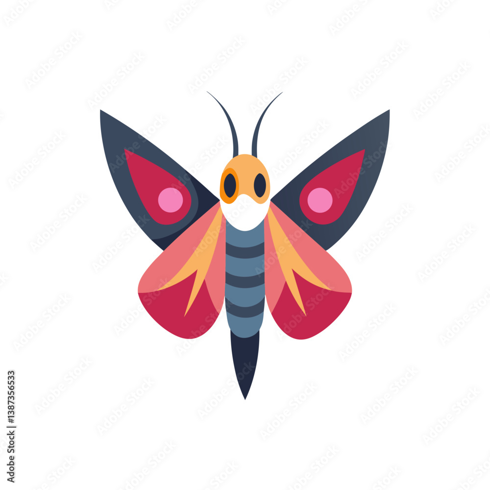 Obraz premium butterfly on white background