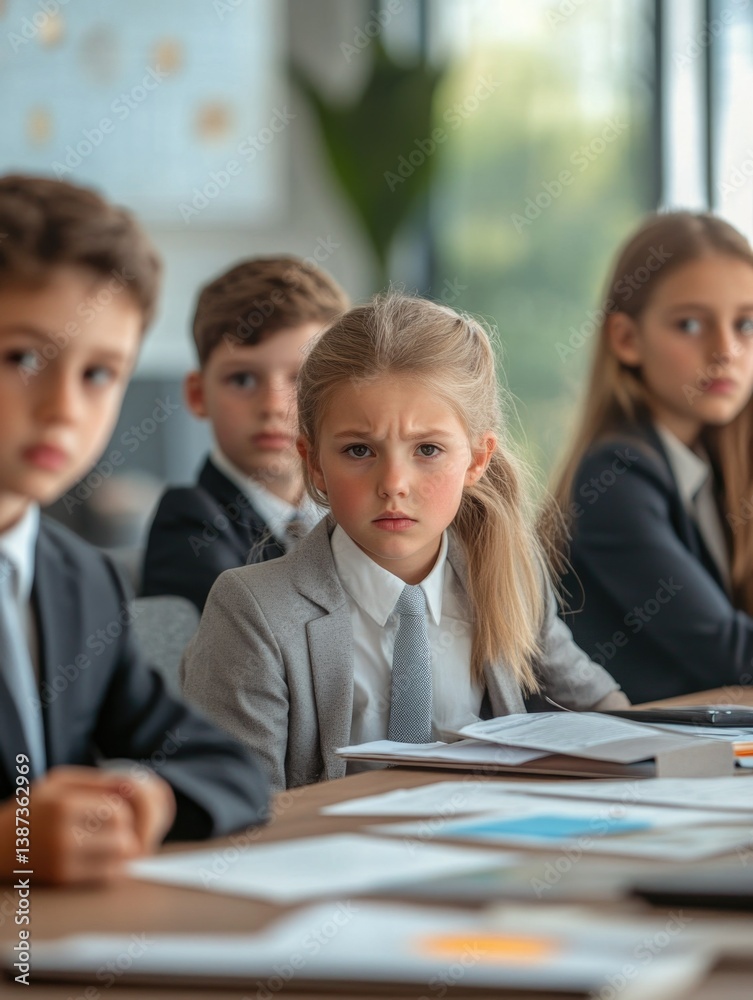 Students in a classroom setting during school hours