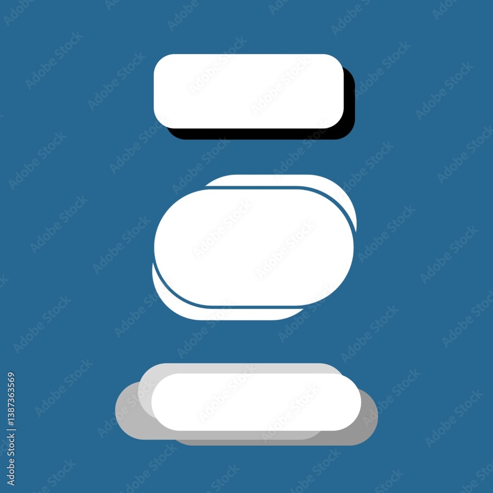 Fototapeta premium set of vector stickers