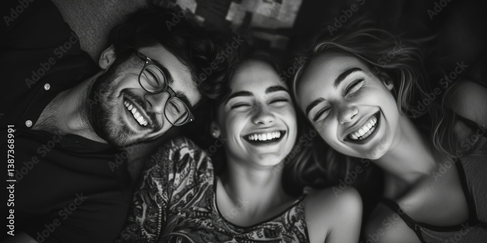 A collage of joyful moments with friends.