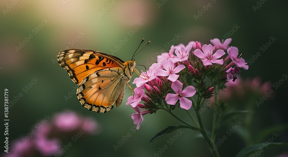 Naklejka premium Whispers of Pollen and Wings AI Generated