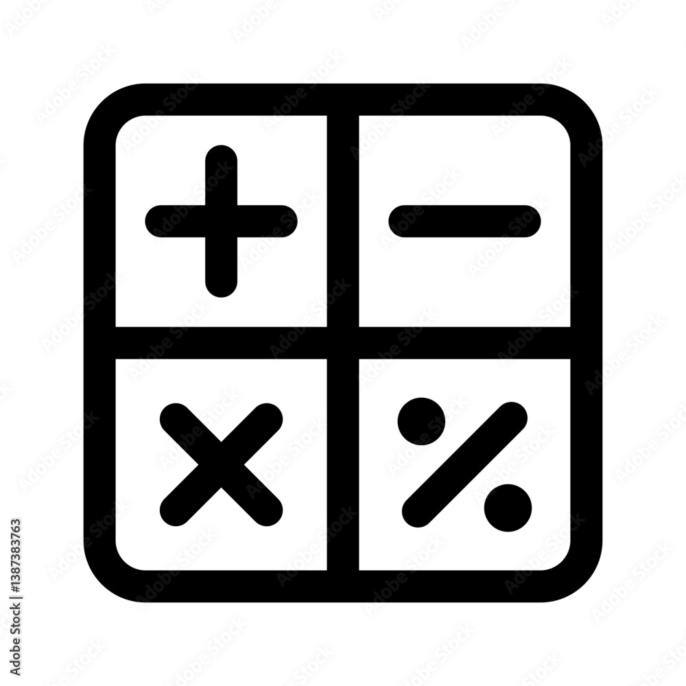 Obraz premium Counting Icon