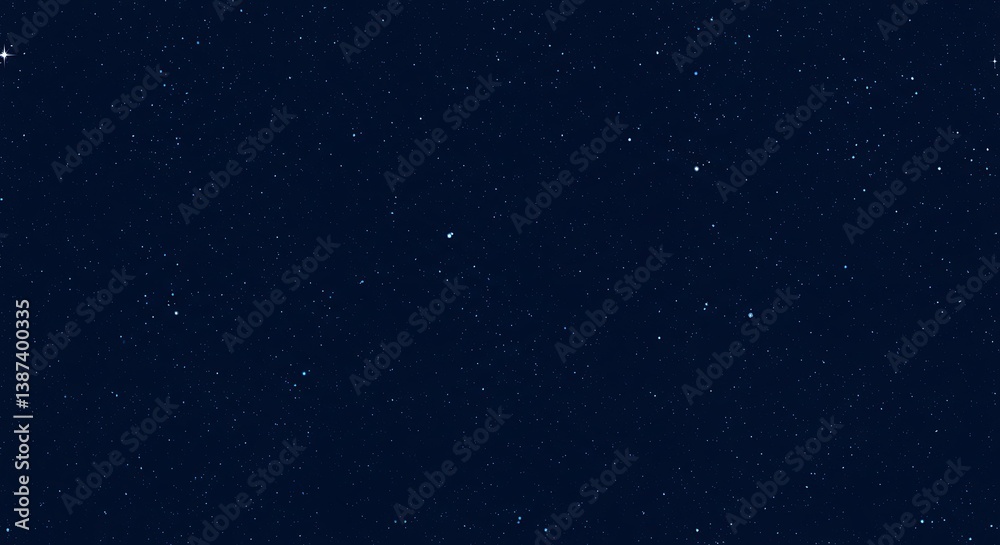 Naklejka premium Celestial Dust AI Generated