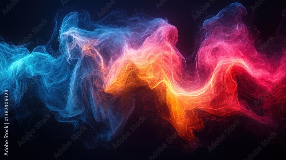 Abstract Flowing Energy Abstract Flowing Energy