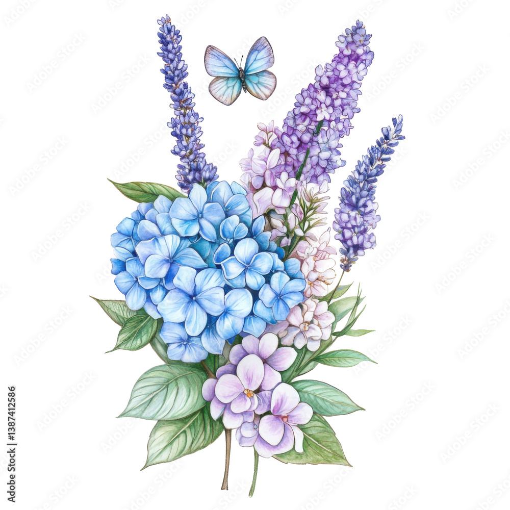 bouquet of lilac flowers