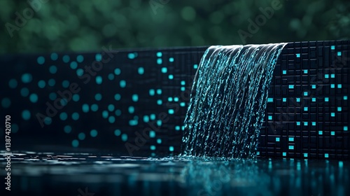 Futuristic holographic water access initiative with real time AI powered global water crisis monitoring and smart solutions for sustainable distribution and conservation