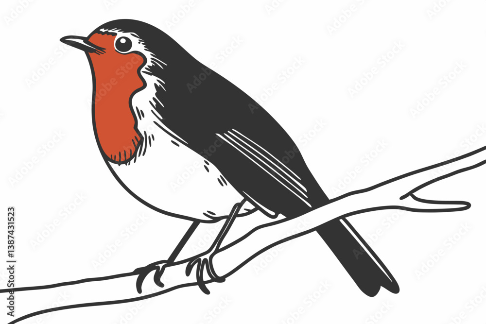 Obraz premium bird on a branch