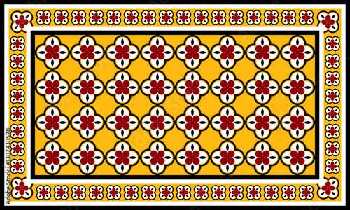 Vintage Pattern, Old Pattern for decoration wall or floor.	
