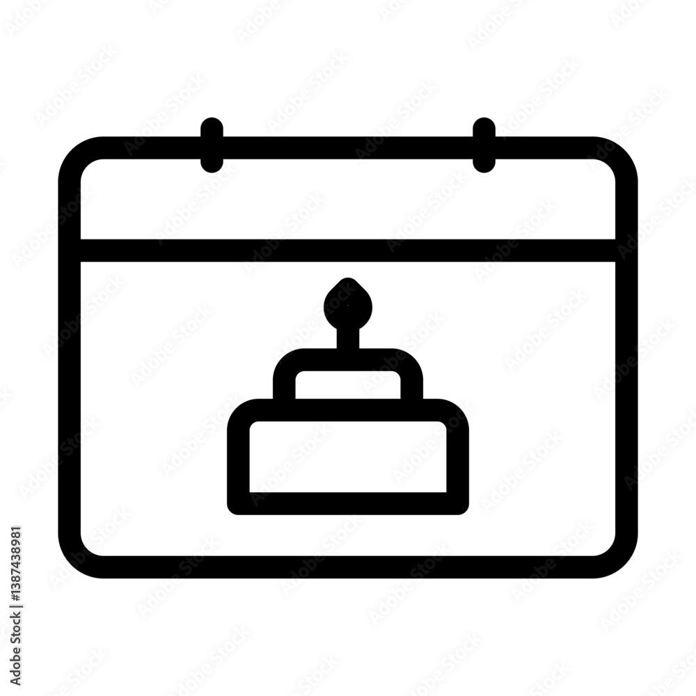 Fototapeta premium Birthday Date