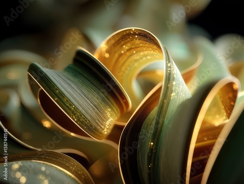Abstract image with swirlin...