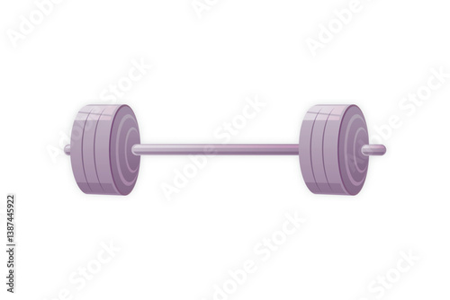 Heavy barbell for weightlifting and power training, used in gyms for strength development.