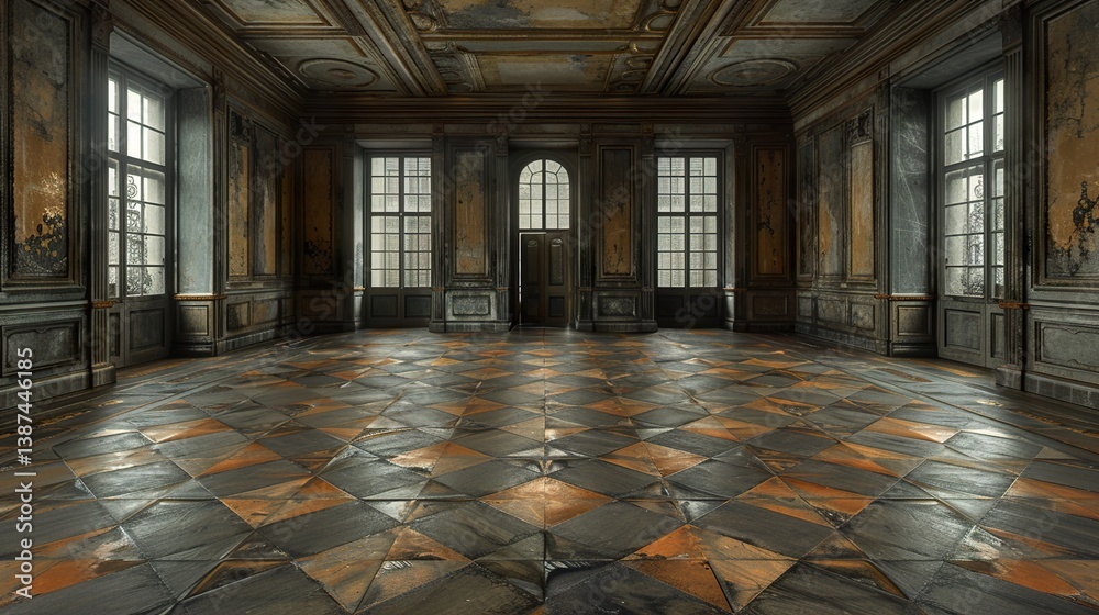 Fototapeta premium old abandoned house