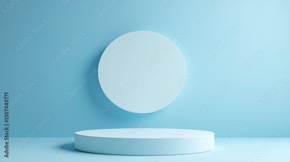 Minimalist Light Blue Product Display Minimalist Light Blue Product Display