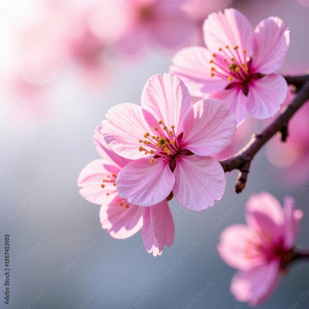 Obraz premium pink cherry blossoms