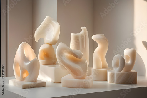Ethereal Glow: A Collection of Masterfully Crafted Alabaster Sculptures