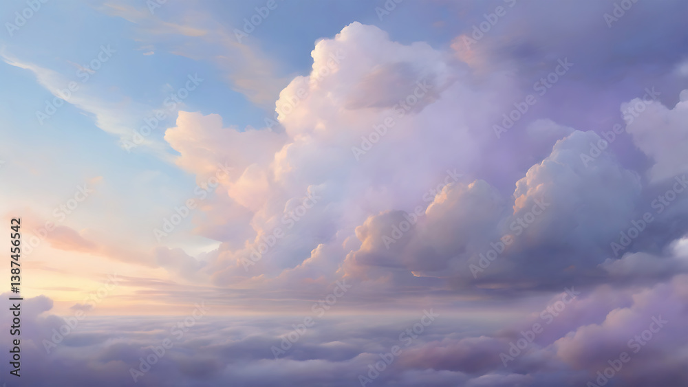 Obraz premium Clouds in the sky scenery background