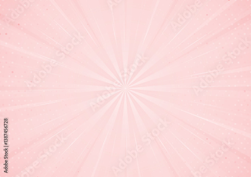 Abstract pink ray star burst background