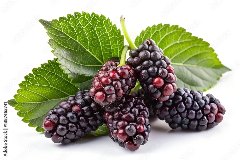 Fototapeta premium High Definition Image of a Fresh Mulberry