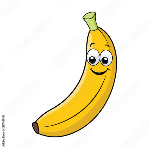 Banana funny vector