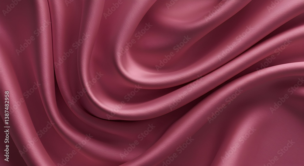 Fototapeta premium Luxurious Rose Pink Fabric