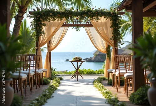 Elegant Wedding Altar Ideas by the Sea for a Dreamy Coastal Ceremony