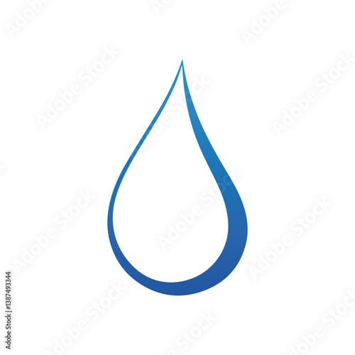 Water logo design illustration and fire symbol